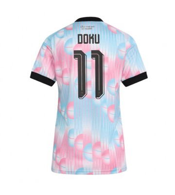 Belgien Jeremy Doku #11 Replika Bortatröja Damer VM 2026 Kortärmad